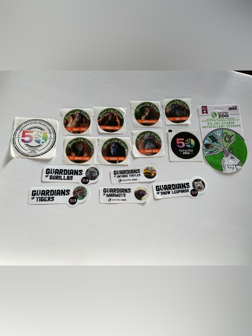 Toronto Zoo Collectable Stickers